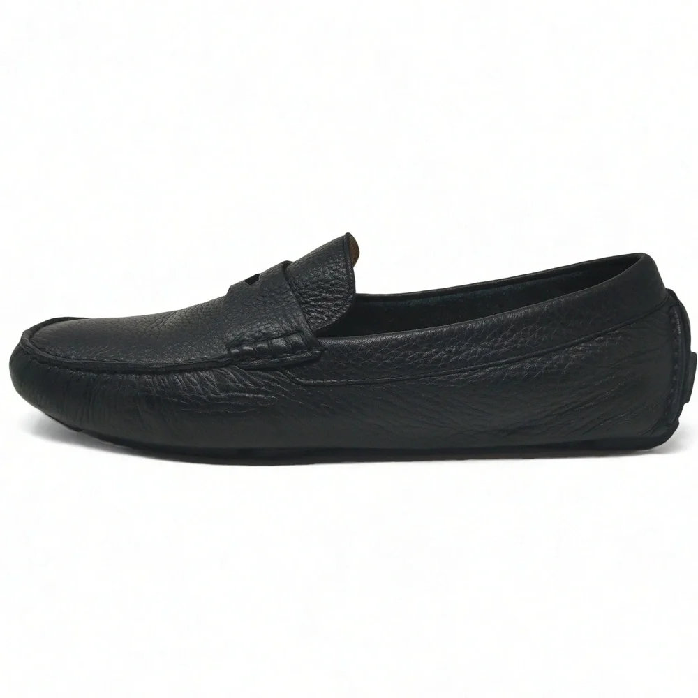 Minimalist Preppy Cole Haan Howland Penny Loafers 10.5M Tumbled Leather